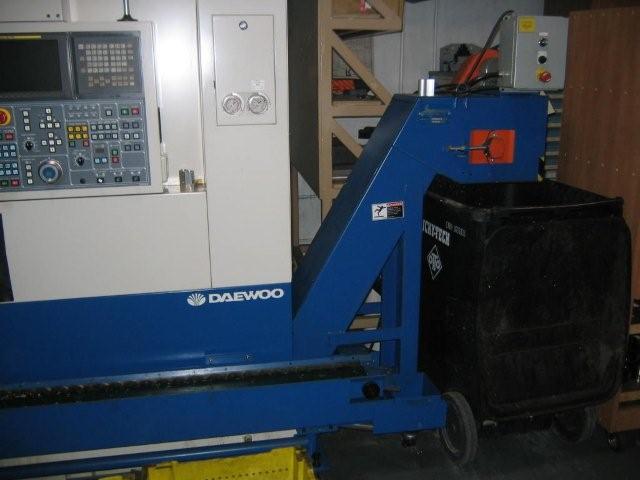 DAEWOO 1500-SY, FANUC-18ITB, 6 Chk, 2005,BAR FEED,CHIP CONVEYOR, MINT COND