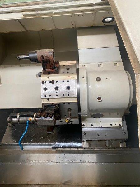 MAZAK SLANT TURN 80NR,42 SWING,21-1/2 SPINDLE BORE,80 CENTERS,80-HP,NEW-2007