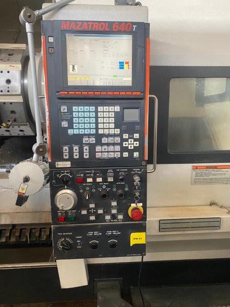 MAZAK SLANT TURN 80NR,42 SWING,21-1/2 SPINDLE BORE,80 CENTERS,80-HP,NEW-2007