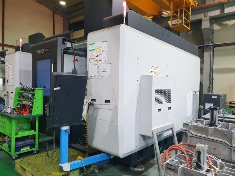 DOOSAN DVF 8000 5-AXIS,39 X35 Y,27 Z,12,000-RPM,30-HP,#40,TSC,PROBE,FANUC,2022
