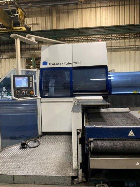 TRUMPF TRULASER TUBE 7000,TRUFLOW 3600W CO2,10 X30'TUBE-DIAMETER,NEW-2014