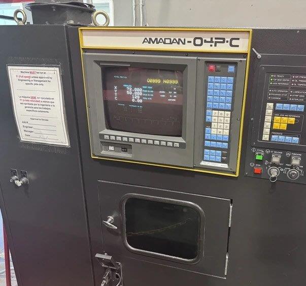 AMADA PEGA 357,50 X72 ,58-STATIONS,2-AUTO-INDEX,AMADA/FANUC 04PC,NEW-2001
