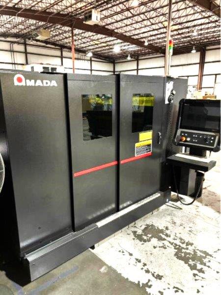 AMADA LCG3015AJ-6000-KW-FIBER LASER,121 X,61 Y,3.93 Z,AMADA AMNC,1675-HRS,2018