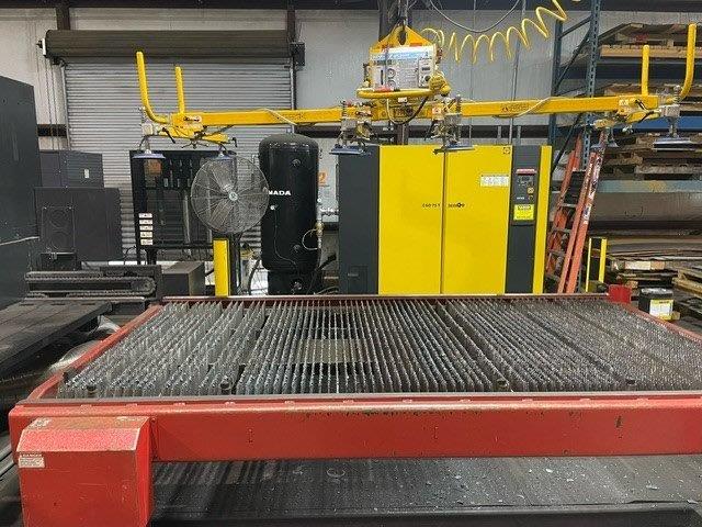 AMADA LCG3015AJ-6000-KW-FIBER LASER,121 X,61 Y,3.93 Z,AMADA AMNC,1675-HRS,2018