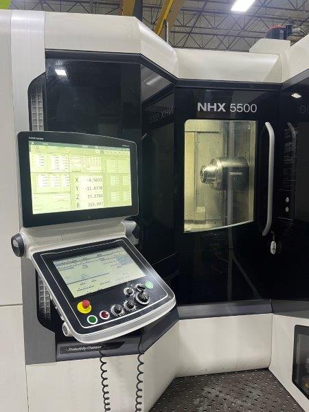 DMG MORI NHX5500-2nd GEN,HSK-A100,12,000-RPM,60-ATC,FULL-B,5-PALLETS,NEW-2019