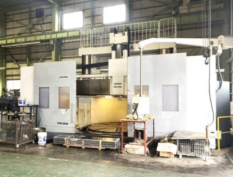 OKUMA VTR-350A VTL,118 TABLE,LIVE-MILLING-C-AX,75-HP,160-RPM,OSP-200P,NEW-2012