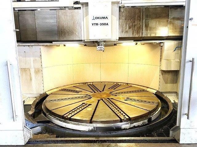 OKUMA VTR-350A VTL,118 TABLE,LIVE-MILLING-C-AX,75-HP,160-RPM,OSP-200P,NEW-2012