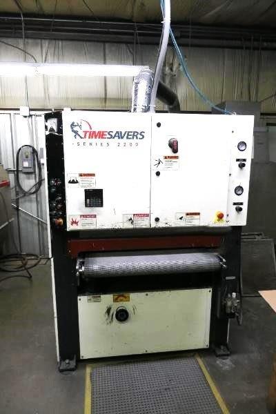 TIMESAVER SERIES 2200 37 ,DRY WIDEBELT,SINGLE-HEAD,20-HP, GO-TO SET-UP DEVICE