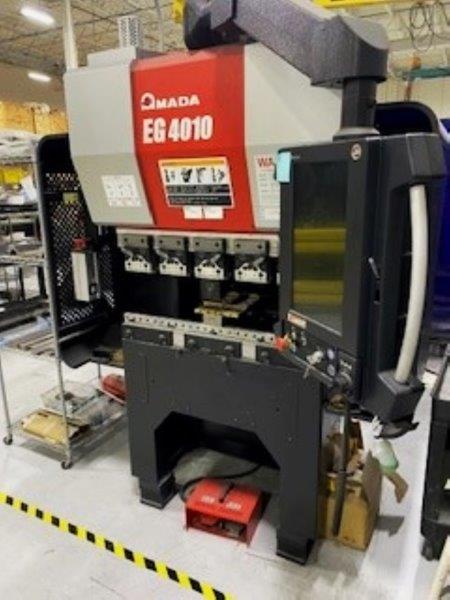 AMADA EG4010,44 TON X 41.3 ,HIGH-SPEED DUAL SERVO PRESS BRAKE,NEW-2022