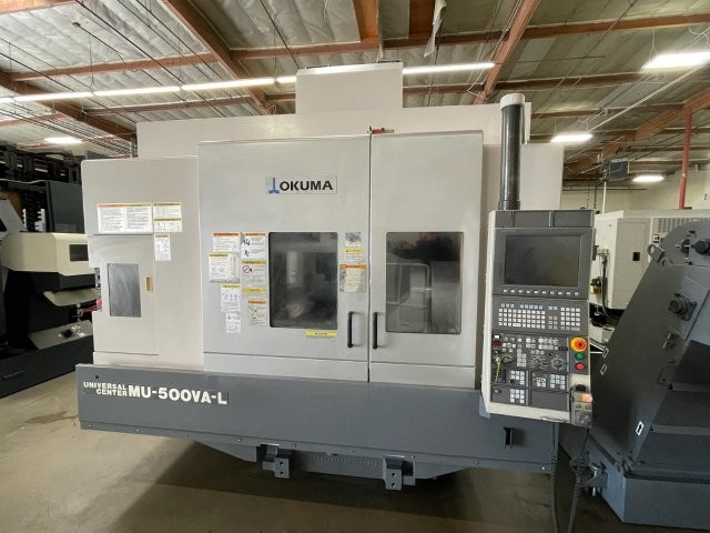 OKUMA MU-500VA- L -TURNING,1000-RPM,49.21 X25.98 Y,21.26 Z,HSK-63A,NEW-2008