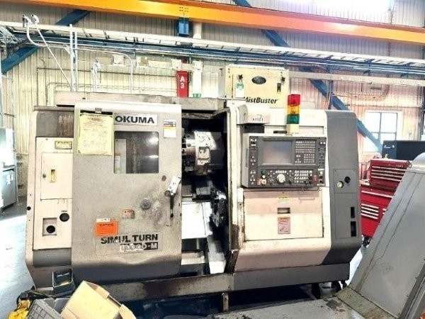 OKUMA SIMULTURN LU300M,8 CHUCK,TWIN-TURRET-LIVE MILLING,OSP-P100,NEW-2005