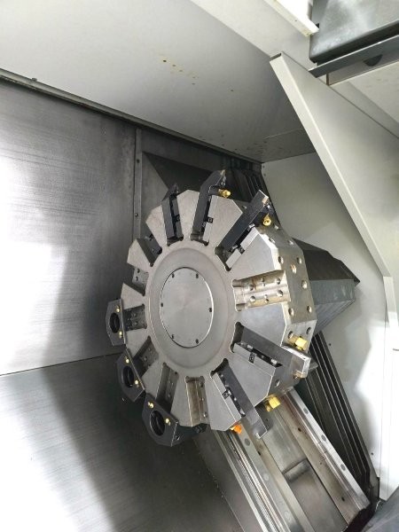 HAAS ST45L,18 HYDRAULIC-CHUCK,80 CC,7 BORE,55-HP,HI-PC,HYDRA.STEADY,NEW-2014