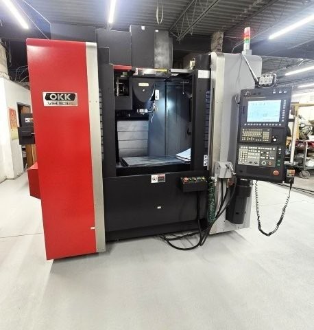 OKK VM53R,41.3 X,20.8 Y,20.1 X,25-HP,CAT-40,8000-RPM,30-ATC,FANUC-31IB,NEW-2018