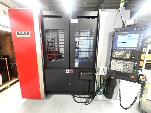 OKK VM53R,41.3 X,20.8 Y,20.1 X,25-HP,CAT-40,8000-RPM,30-ATC,FANUC-31IB,NEW-2018