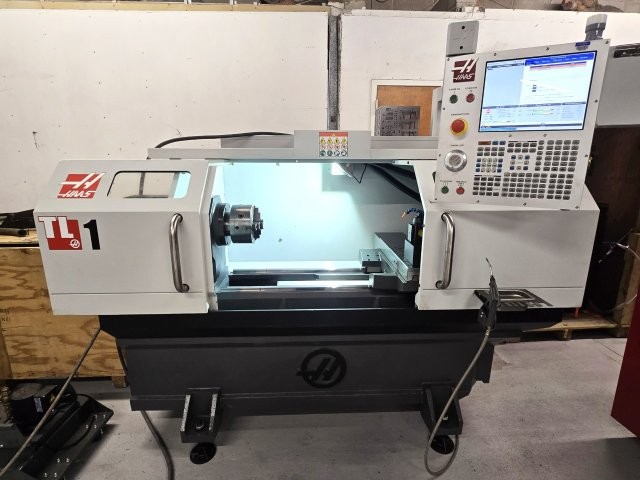 HAAS TL1 TOOLROOM LATHE,20 SWING,30 Z,8 X,8 CHUCK,10-HP,NEW-2021, LIKE-NEW