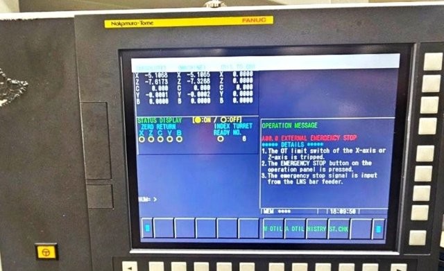 NAKAMURA TOME SC300II,10 CHUCK,LIVE-MILLING-Y-AXIS,3.50 BAR,FANUC-NEW-2023