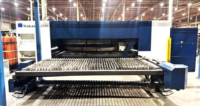TRUMPF TRUlaser 2030 4000 Watts FIBER LASER 60 X120 ,1.00 CAPACITY,NEW-2018