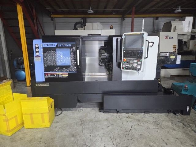 DOOSAN PUMA DNT2100M,8 CHUCK,LIVE-MILLING,C-AXIS,4500-RPM,FANUC-I,NEW-2025