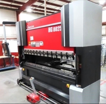 AMADA HG8025 80 TON X 102 ,9.8 STROKE,102.4 BENDING-L,AMNC3,NEW-2017